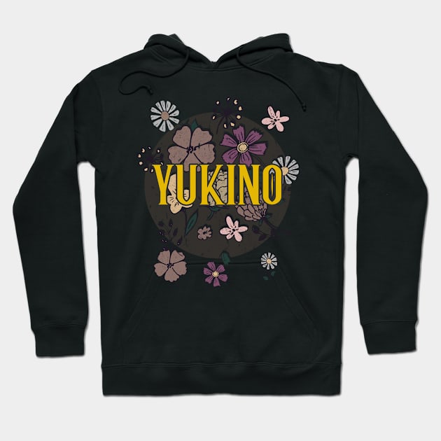 Aesthetic Proud Name Yukino Flowers Anime Retro Styles Hoodie by Kisos Thass